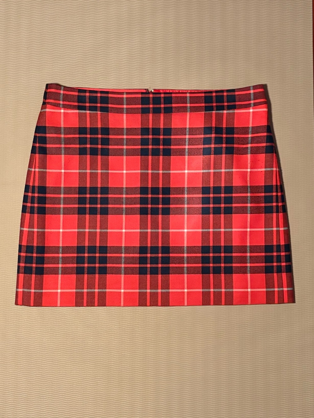 J.Crew Tartan Wool-Blend Mini Skirt size 6